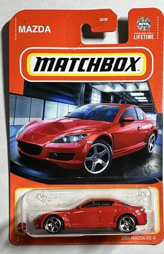 Hot Wheels - Mazda RX-8 2004 - Rot - 49/100 - Auto - Miniatur-Auto - Sport - Kinder, Sammler, Enthusiasten - Jungen von Hot Wheels