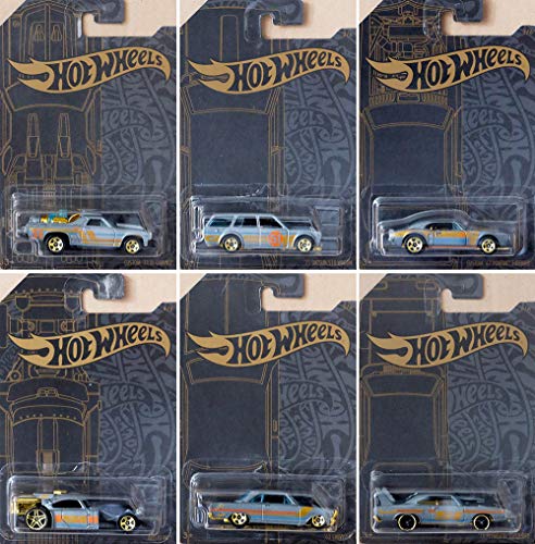 Anniversary Satin & Chrome Set (6 Modellautos) 2019 1:64 Hot Wheels GHH73 von Hot Wheels