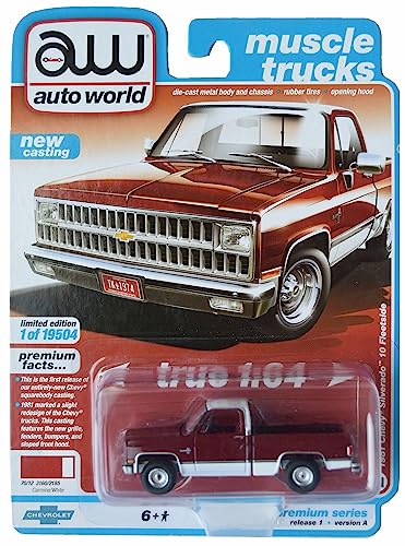 Auto World 1981 Chevy Silverado 10 Fleetside, Muscle Trucks von Hot Wheels