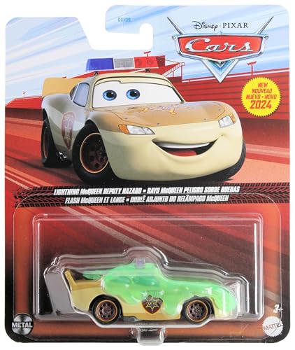 Disney Pixar Cars - Serie On The Road - Flash McQueen Deputy Hazard with Slime von Hot Wheels