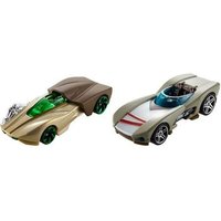 HOT WHEELS FDK36 FCD91 Star Wars Episode 8 Character Car 2er-Pack Rey Jedi Training & Luke Skywalker von Hot Wheels