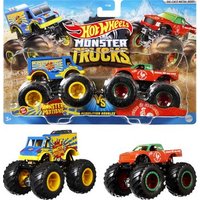 HOT WHEELS FYJ64 Monster Trucks 1:64 Die-Cast 2er-Pack - sortiert von Hot Wheels