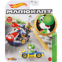 HOT WHEELS GBG25 GLP39 1:64 Mario Kart Replica Die-Cast Yoshi Mach 8 von Hot Wheels