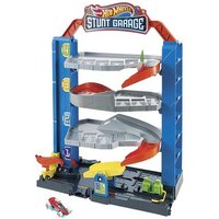 HOT WHEELS GNL70 Stunt-Garage Spielset, Parkhaus inkl. 1 Spielzeugauto, Parkgarage von Hot Wheels