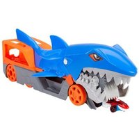 HOT WHEELS GVG36 Hungriger Hai-Transporter für bis zu 5 Spielzeugautos von Hot Wheels