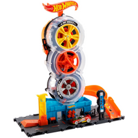 HOT WHEELS HDP02 Hot Wheels City Super Reifenshop Spielset von Hot Wheels