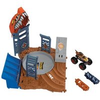 HOT WHEELS HNB93 Hot Wheels Monster Trucks Arena Smashers Tigerhai Schleuder-Challenge von Hot Wheels