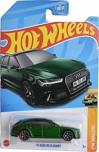 Hot Wheels '17 Audi RS 6 Avant, HW Wagons 1/5 [Grün] 187/250 von Hot Wheels