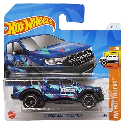 Hot Wheels - ´19 Ford Ranger Raptor - HW Hot Trucks 2/10 - HTD05 - Short Card - Pickup - HKS - Mattel 2024 von Hot Wheels