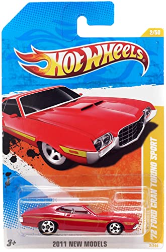 Hot Wheels 2011, '72 Ford Gran Torino Sport 2/244. 2011 New Models. 1:64 Scale by Mattel (English Manual) von Hot Wheels