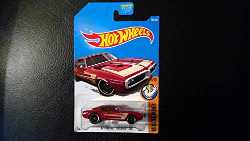 Hot Wheels '67 Pontiac Firebird 400, Rot, Muscle Mania 284/365, 1:64, Auto, Kinderspielzeug von Hot Wheels