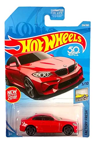 Hot Wheels 2018 50th Anniversary Factory Fresh 2016 BMW Modell M2 254/365, Rot von Hot Wheels