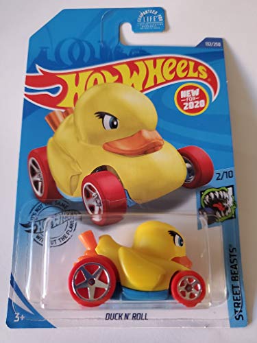 Hot Wheels 2020 Street Beasts Duck N' Roll, Yellow 132/250 von hot wheels