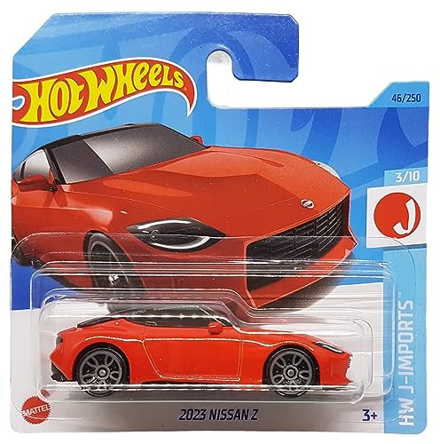 Hot Wheels - 2023 Nissan Z - HW J-Imports 3/10 - HKK64 - Short Card - rot - Mattel 2023 von Hot Wheels