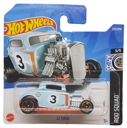 Hot Wheels - ´32 Ford - Rod Squad 5/5 - HCV75 - Short Card - Hot Rod - Gulf Design - Mattel 2022 von Hot Wheels