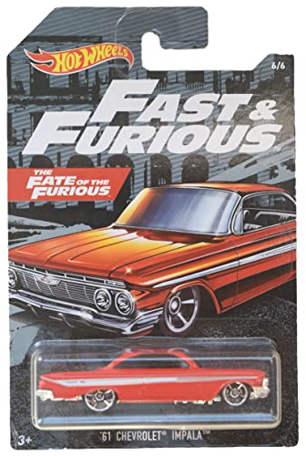 Hot Wheels '61 Chevrolet Impala - Fast & Furious 6/6 [Rot] von Hot Wheels