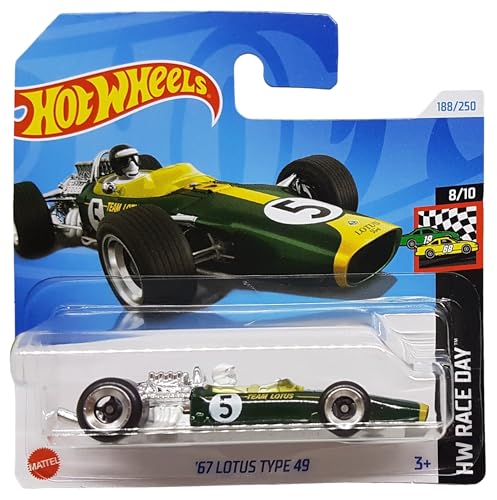 Hot Wheels - ´67 Lotus Type 49 - HW Race Day 8/10 - HRY76 - Short Card - Classic Team Lotus - Ford - Mattel 2024-1:64 Hot Wheels - ´67 Lotus Type 49 - HW Race Day 8/10 - HRY76 - Short Card - Classic Team Lotus - Ford - Mattel 2024-1:64 von Hot Wheels