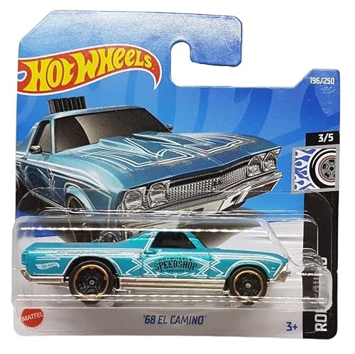 Hot Wheels - ´68 EL Camino - Serie 1/10 - HCV94 - Short Card - GM - Speedshop - Mattel 2022 von Hot Wheels