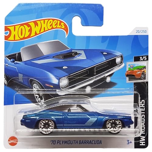 Hot Wheels - ´70 Plymouth Barracuda - HW Roadsters 3/5 - HTC13 - Short Card - Mopar - Chrysler - Mattel 2024 von Hot Wheels