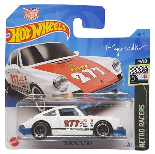 Hot Wheels - ´71 Porsche 911 - Retro Racers 9/10 - HKH06 - Short Card - Moma - Magnus Walker Urban Outlaw - fifteen52 - Mattel 2023 von Hot Wheels