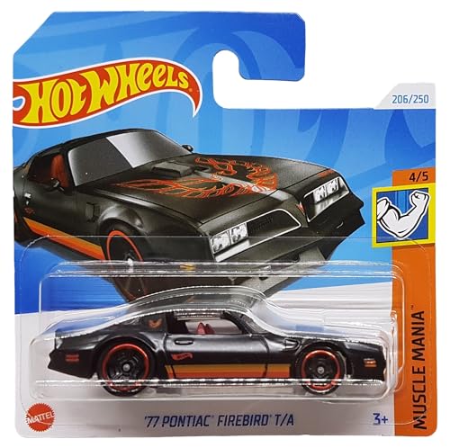 Hot Wheels - ´77 Pontiac Firebird T/A - Muscle Mania 4/5 - HTC60 - Short Card - Pony-Car - GM - Mattel 2024 - 1:64 von Hot Wheels