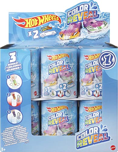 Hot Wheels 900 HBN63 EA Hotwheels Colour Reveal 2 Pack CDU, Multicoloured von Hot Wheels