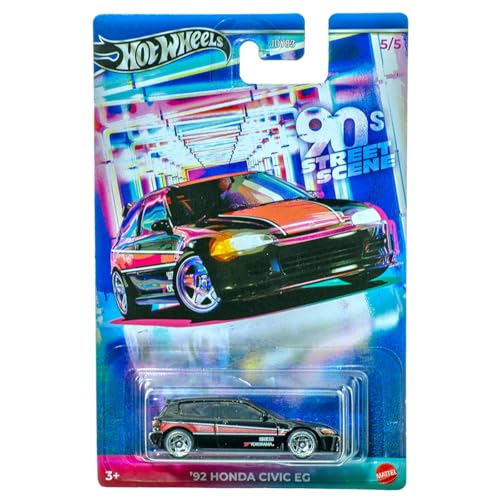 Hot Wheels 92 Honda Civic EG 1:64 Maßstab, Sport-Modellauto für Kinder (unisex) von Hot Wheels