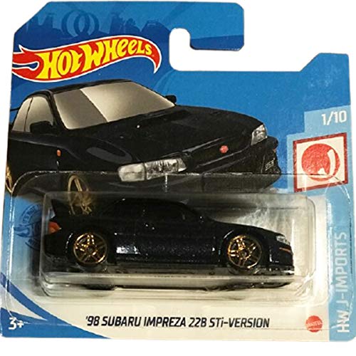 Hot Wheels '98 Subaru Impreza 22B Sti-Version HW J-Imports 1/10 2021 (124/250) Short Card von Hot Wheels