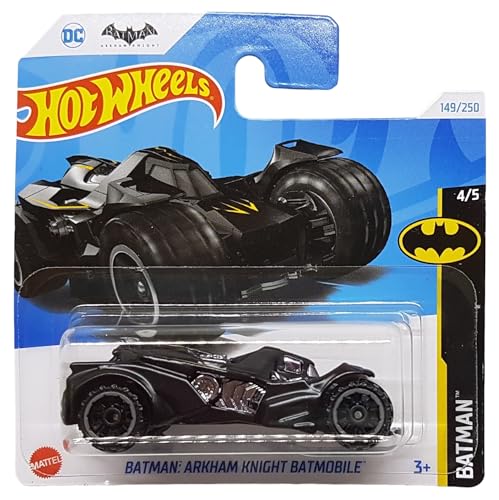 Hot Wheels - Arkham Knight Batmobile - Batman 4/5 - HTB22 - Short Card - DC Comics - Black - Mattel 2024 - 1:64 von Hot Wheels