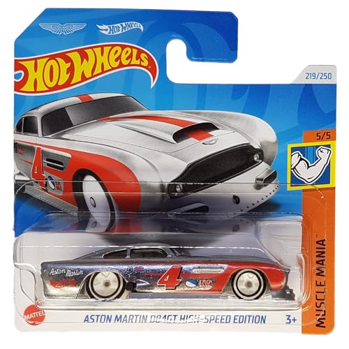 Hot Wheels - Aston Martin DB4GT High Speed Edition - Muscle Mania 5/5 - HRY86 - Short Card - ZAMAC - Mattel 2024 – 1:64 von Hot Wheels