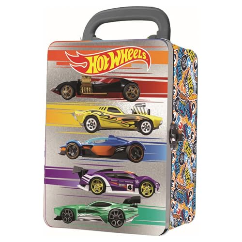 Hot Wheels 1:64 Scale Cars Metal Car Carry Case 18 Toy Car Storage & Organiser von Hot Wheels