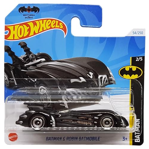 Hot Wheels - Batman & Robin Batmobile - Batman 2/5 - HRY54 - Short Card - DC - Mattel 2024 von Hot Wheels