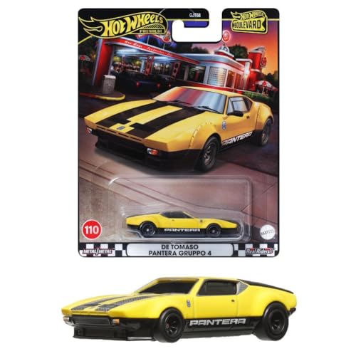 Hot Wheels Boulevard Premium Fahrzeuge GJT68 - HRT75 DE TOMASO PANTERA GRUPPO 4 von Hot Wheels