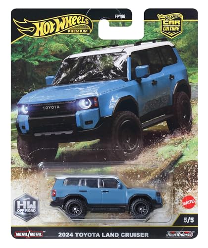 Hot Wheels Car Culture Fahrzeug, Premium Die-Cast Spielzeugauto oder Spielzeugtruck im Maßstab 1:64 mit Real-Riders-Reifen, Metall/Metall-Karosserie und -Fahrgestell (Stile können abweichen), JBK52 von Hot Wheels