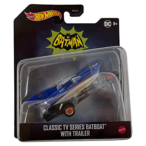 Hot Wheels Classic TV Series Batboat with Trailers von Hot Wheels