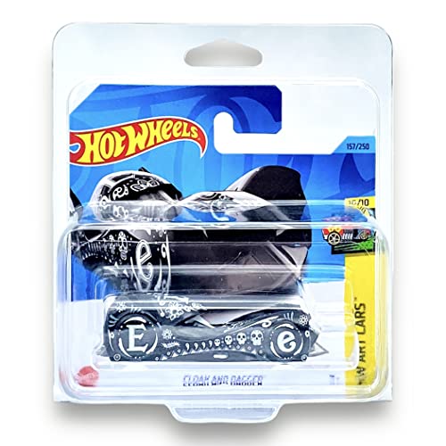 Hot Wheels Cloak and Dagger (schwarz & weiß) 10/10 HW Art Cars – 2023–157/250 (kurze Karte) – kommt in einer KLAS Autohalter-Schutzhülle für Sammler – HKH54 von Hot Wheels