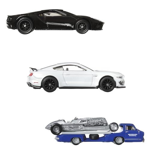 Hot Wheels Collector Sammlerfahrzeug Set Premium Rally Legenden für Kinder ab 3 Jahren, GMH39-986R, Mehrfarbig von Mattel