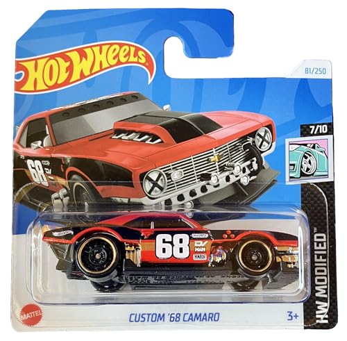 Hot Wheels - Custom ´68 Camaro - HW Modified 7/10 - HTB69 - Short Card - Man - GM - Mattel 2024 - 1:64 von Hot Wheels