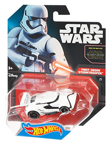 Hot Wheels DRL01 Star Wars Character Car - Fahrzeug First Order Storm Trooper von Hot Wheels