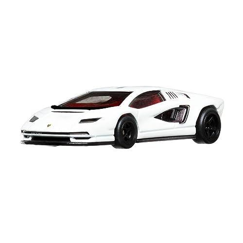 Hot Wheels Die Cast Modell Lamborghini Countach LPI 800-4 Spektakulär Maßstab 1:64 7cm Premium Real Riders von Mattel