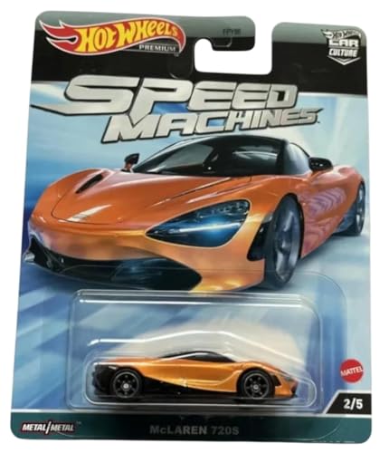 Hot Wheels Die Cast Modell McLAREN 720 S CAR CULTURE Speed Machines - Maßstab 1:64 7cm Premium HKC43 von Mattel