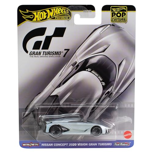 Hot Wheels DieCast Modellauto Nissan Concept 2020 Vision Gran Turismo – Maßstab 1/64, Länge 7 cm - HKC38 von Hot Wheels