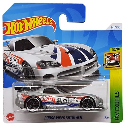 Hot Wheels - Dodge Viper SRT10 ACR - HW Exotics 10/10 - HTC27 - Short Card - Mopar - ZAMAC - Mattel 2024 – 1:64 von Hot Wheels