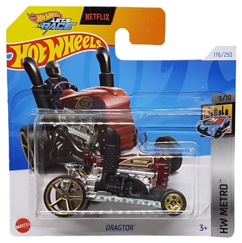 Hot Wheels - Dragtor - HW Metro 9/10 - HTF04 - Short Card - Netflix Let´s Race - Mattel 2024-1:64 von Hot Wheels