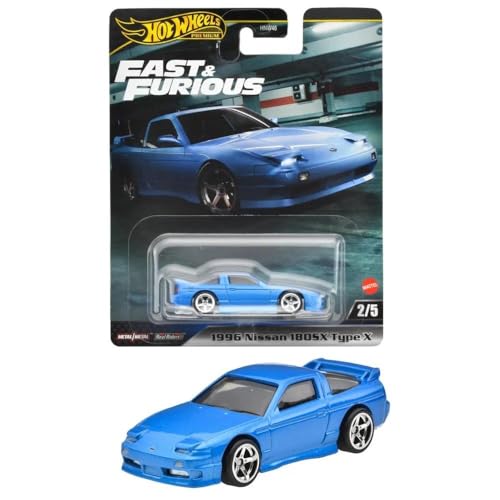 Hot Wheels Fast-Furious Premium Auto 1996 NISSAN 180SX TYPE X HNW46-HVR62 von Hot Wheels