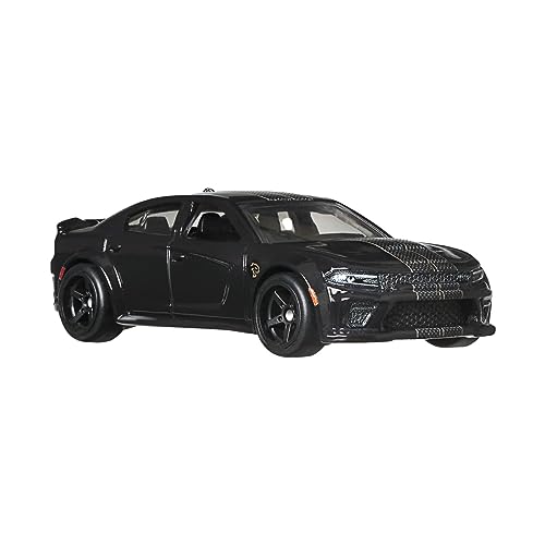 Hot Wheels Fast and Furious Die Cast Modellauto Dodge Charger SRT Hellcat Widebody Maßstab 1:64 - Länge 7 cm - HNW50 von Mattel