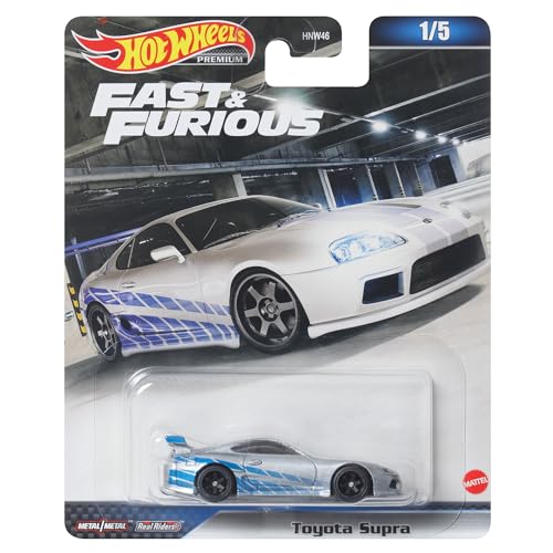 Hot Wheels Fast and Furious DieCast Modellauto Toyota Supra HKD25 – Maßstab 1/64, Länge 7 cm von Mattel