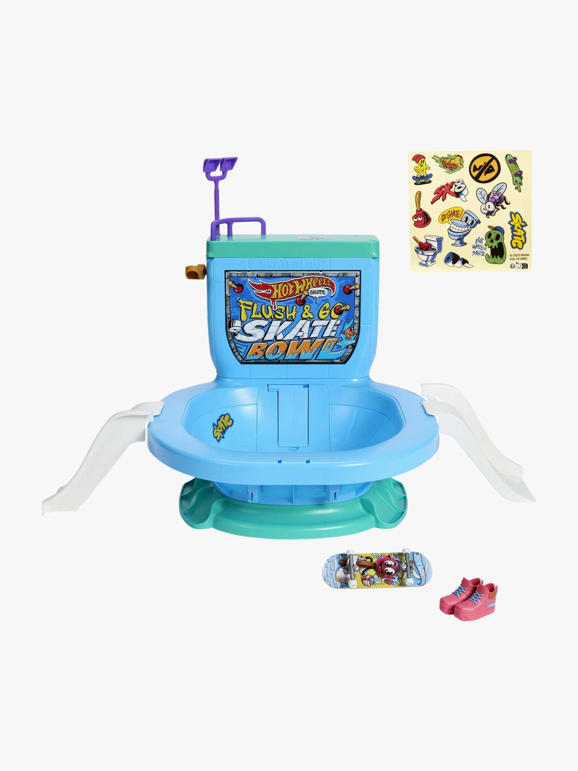 Hot Wheels Flush & Go Finger-Skateboard inkl. Skatebowl Hot Wheels Flush & Go Finger-Skateboard inkl. Skatebowl von Hot Wheels