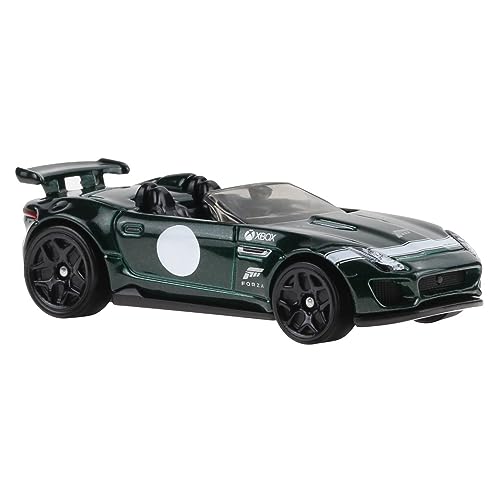 Hot Wheels Forza Horizon Die Cast Modellauto '15 Jaguar F-Type Project 7 Maßstab 1:64 - Länge 7cm HLK27 von Hot Wheels