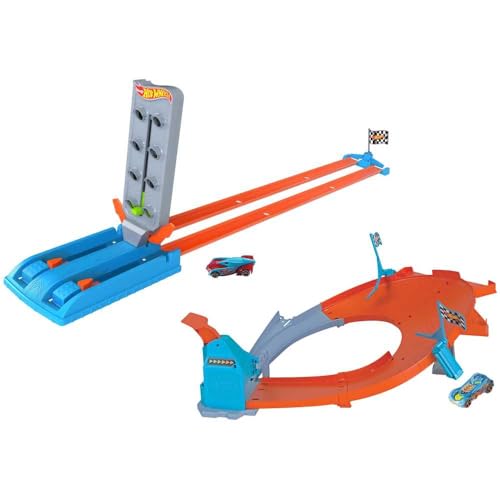 Hot Wheels GBF81 Piste Action Sortiertes Playset, Fahrzeug Nicht im Lieferumfang enthalten, Spielzeug für Kinder ab 4 Jahren, Mehrfarbig von Hot Wheels